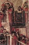 CARPACCIO, Vittore Meeting of the Betrothed Couple (detail) dfg oil painting on canvas